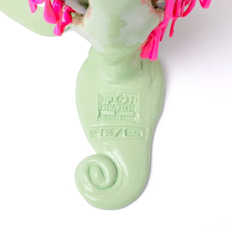 Vase Clear Special - Extra Colour - Clear Fumé, Yellow, Fluo Fushia, Mint par Gaetano Pesce - Fish Design (Copie)-S-The Woods Gallery