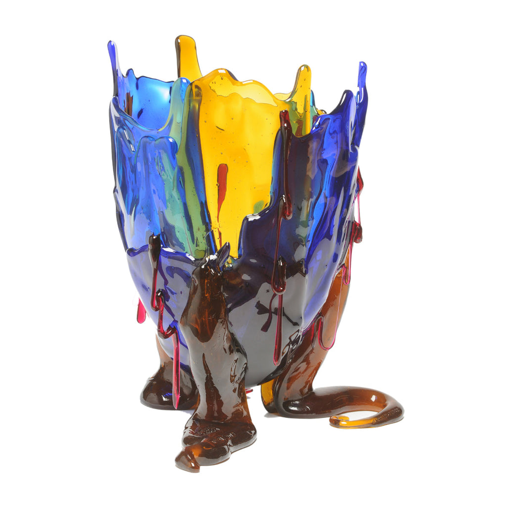 Vase Clear Special - Extra Colour - Clear Light Blue, Amber, Blue, Clear Fuchsia par Gaetano Pesce - Fish Design-S-The Woods Gallery