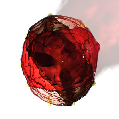 Vase Clear Special - Extra Colour - Clear Red, Clear Fumè, Clear Light Ruby And Matt Fluo Yellow par Gaetano Pesce - Fish Design-S-The Woods Gallery
