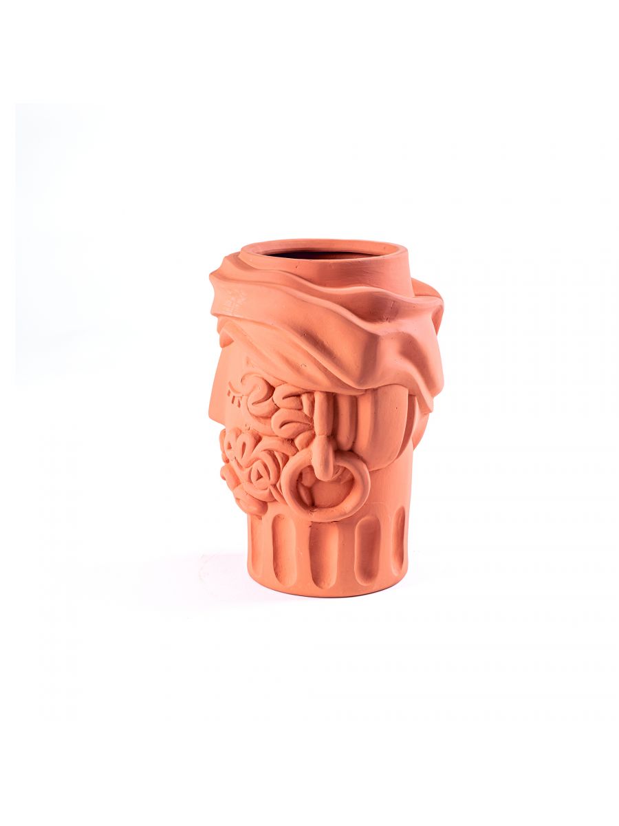 Vase Man en terre cuite Magna Graecia de Antonio Aricò - Seletti-The Woods Gallery