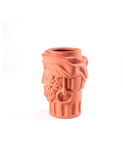 Vase Man en terre cuite Magna Graecia de Antonio Aricò - Seletti-The Woods Gallery