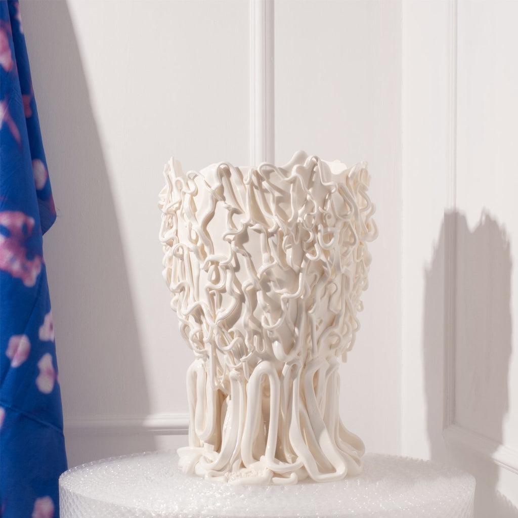 Vase Medusa - Matt White par Gaetano Pesce - Fish Design-S-The Woods Gallery