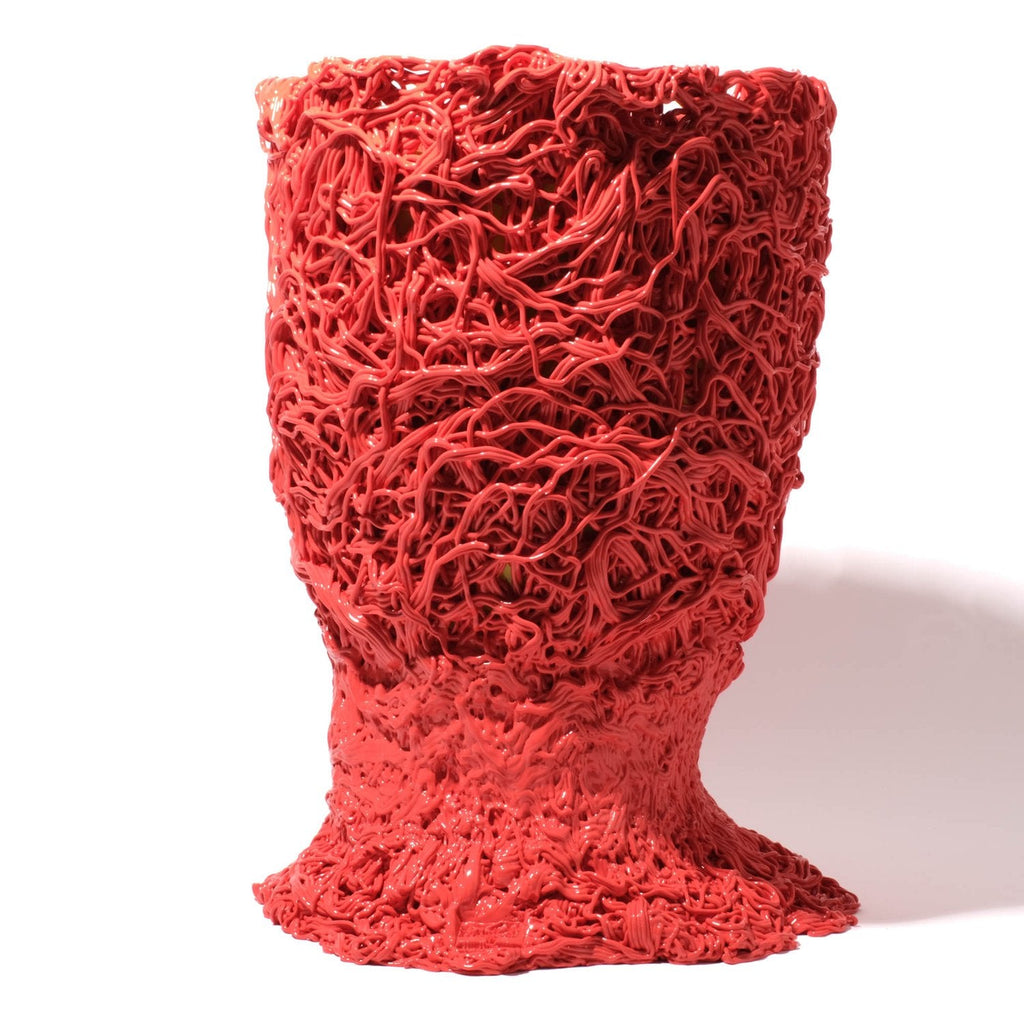 Vase Moss - Matt Sorbet And Fluo Yellow par Gaetano Pesce - Fish Design-L-The Woods Gallery