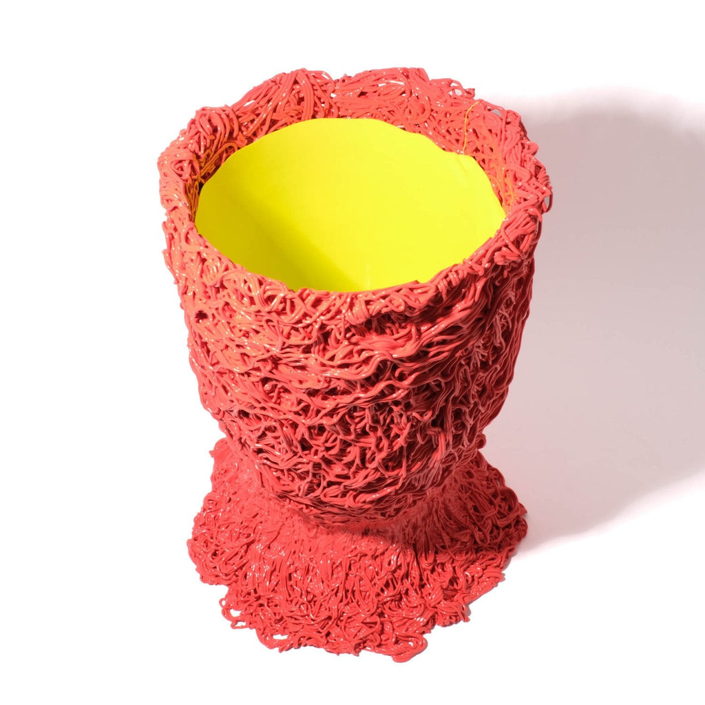 Vase Moss - Matt Sorbet And Fluo Yellow par Gaetano Pesce - Fish Design-L-The Woods Gallery