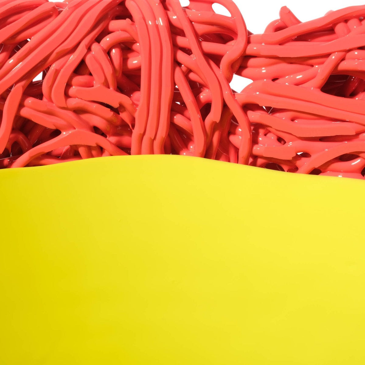 Vase Moss - Matt Sorbet And Fluo Yellow par Gaetano Pesce - Fish Design-L-The Woods Gallery