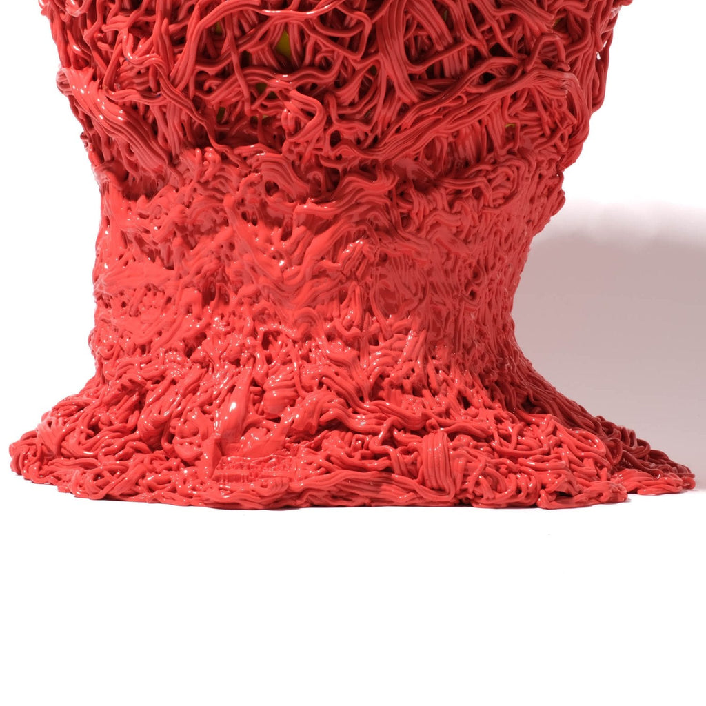 Vase Moss - Matt Sorbet And Fluo Yellow par Gaetano Pesce - Fish Design-L-The Woods Gallery