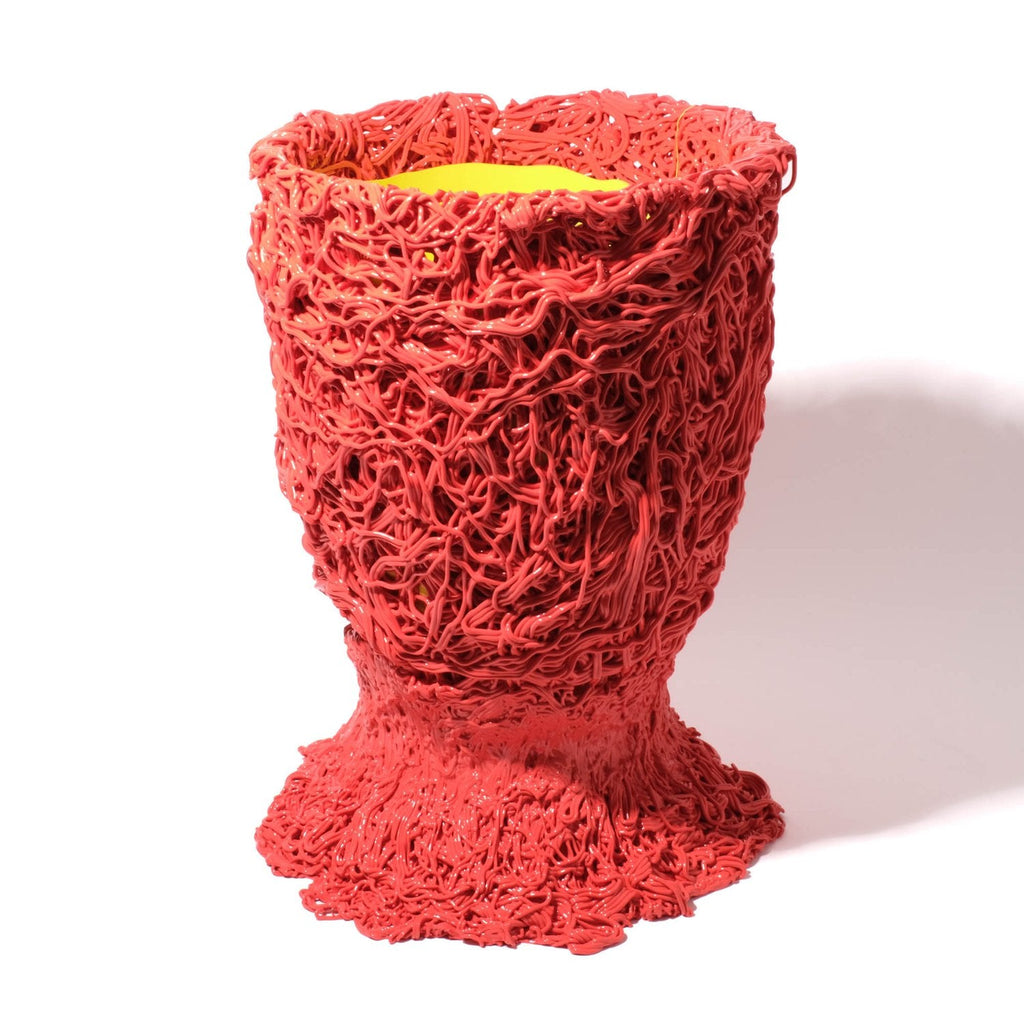 Vase Moss - Matt Sorbet And Fluo Yellow par Gaetano Pesce - Fish Design-L-The Woods Gallery