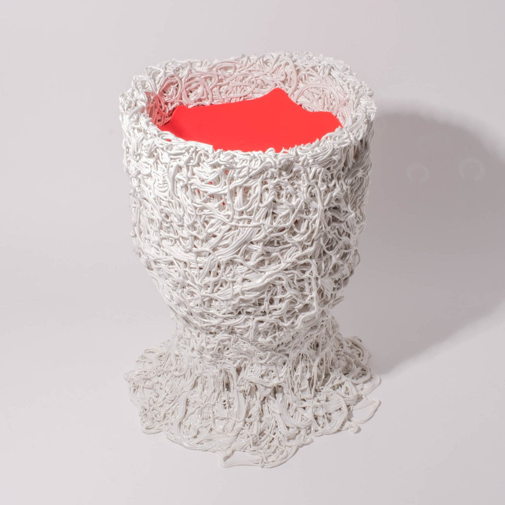 Vase Moss - White, Orange par Gaetano Pesce - Fish Design-L-The Woods Gallery