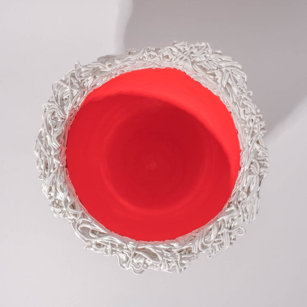 Vase Moss - White, Orange par Gaetano Pesce - Fish Design-L-The Woods Gallery