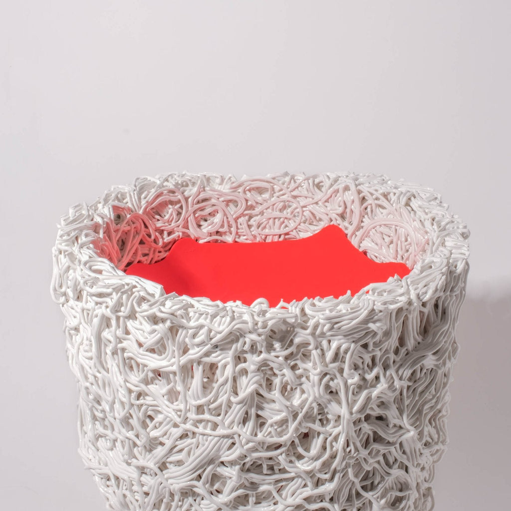 Vase Moss - White, Orange par Gaetano Pesce - Fish Design-L-The Woods Gallery