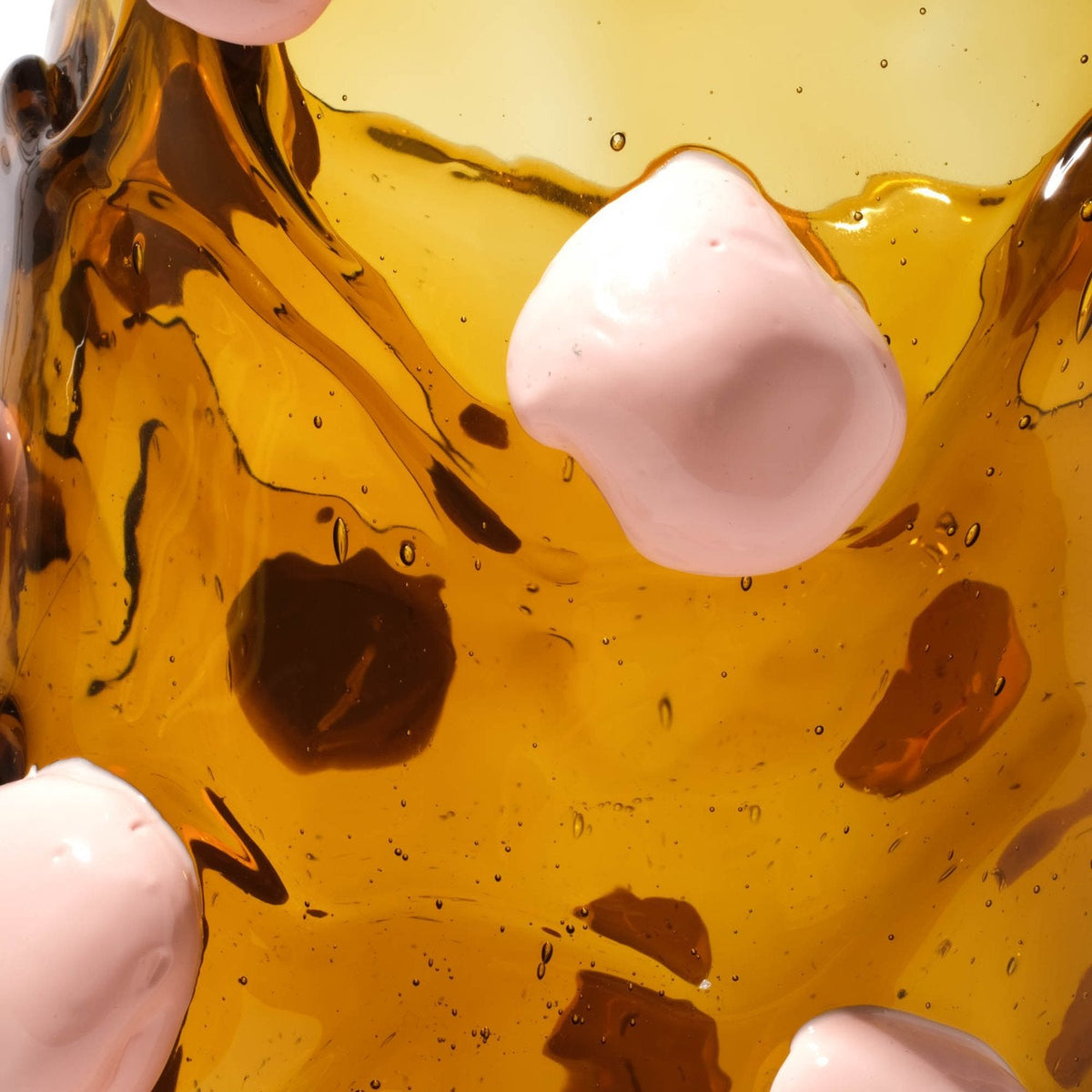 Vase Nugget Amber, Salmon par Gaetano Pesce- Fish Design-S-The Woods Gallery