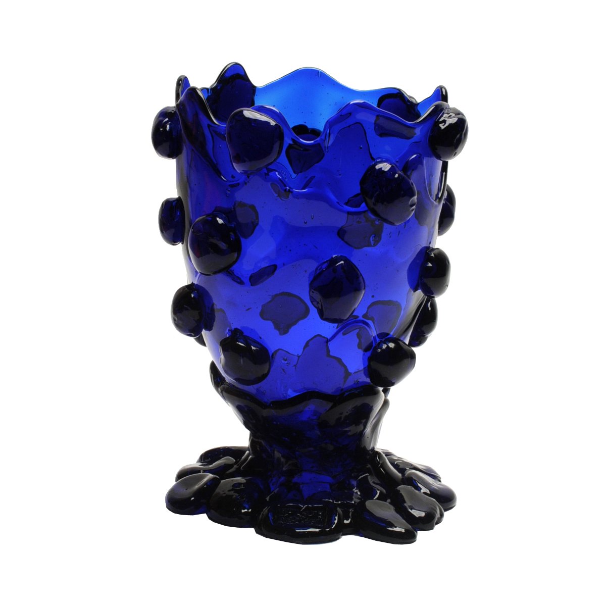 Vase Nugget - Clear Blue par Gaetano Pesce - Fish Design-S-The Woods Gallery