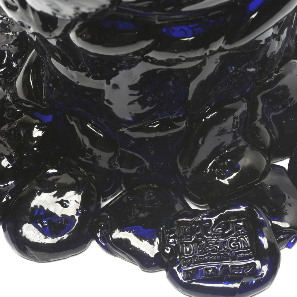Vase Nugget - Clear Blue par Gaetano Pesce - Fish Design-S-The Woods Gallery