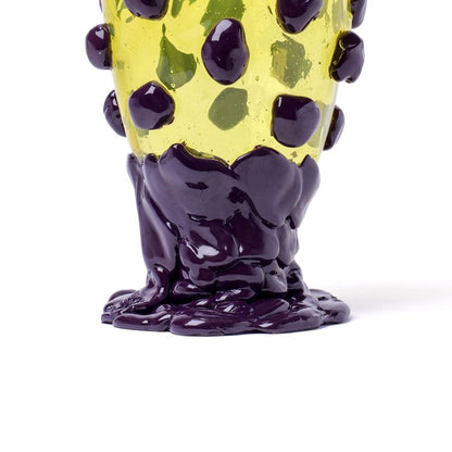 Vase Nugget - Clear Yellow, Aubergine par Gaetano Pesce - Fish Design-S-The Woods Gallery