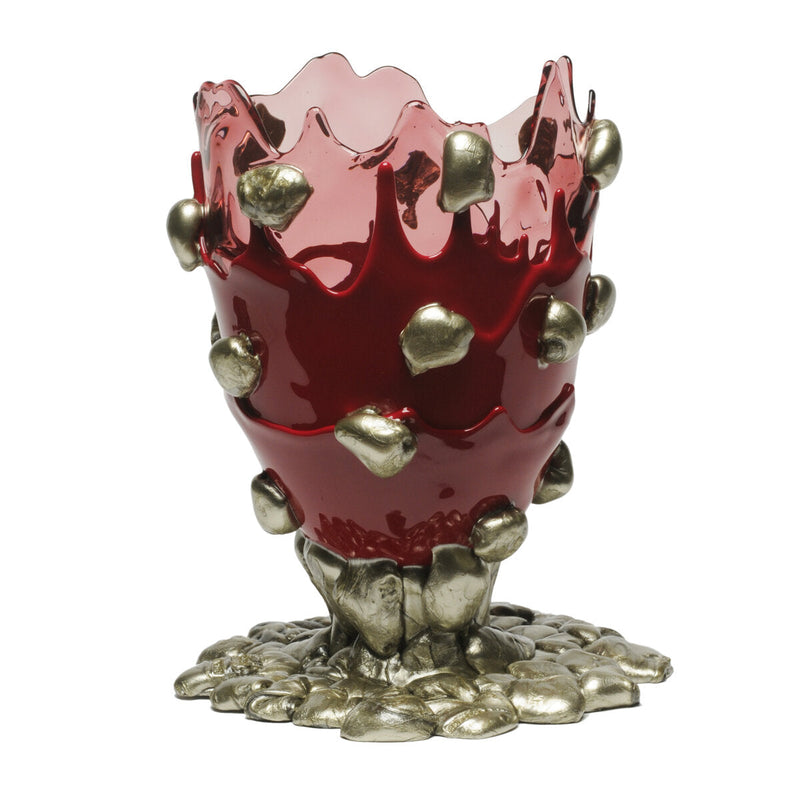 Vase Nugget Extra Colour - Clear Pink, Matt Cherry, Bronze par Gaetano Pesce - Fish Design-S-The Woods Gallery