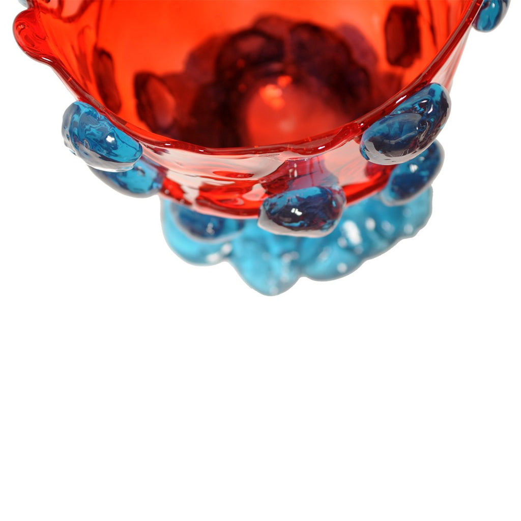 Vase Nugget - Red, Light Blue par Gaetano Pesce - Fish Design-S-The Woods Gallery