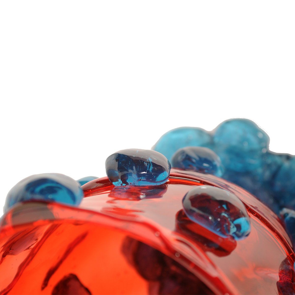 Vase Nugget - Red, Light Blue par Gaetano Pesce - Fish Design-S-The Woods Gallery