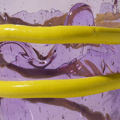 Vase Pompitu I - Lilac, Fluo Yellow par Gaetano Pesce - Fish Design-S-The Woods Gallery