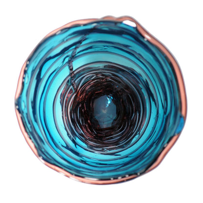 Vase Pompitu II - Clear Emerald And Clear Rose Pink par Gaetano Pesce - Fish Design-S-The Woods Gallery