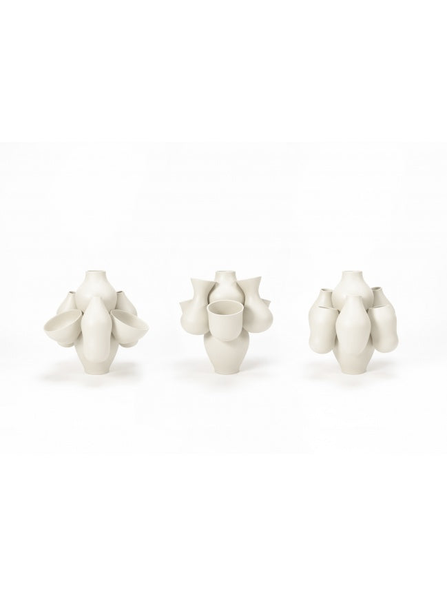 Vase Qucha de Jean-Baptiste Fastrez - Moustache-Blanc-The Woods Gallery