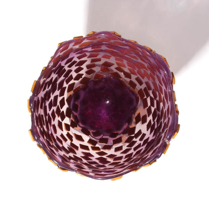 Vase Rock - Clear Lilac And Matt Ochre par Gaetano Pesce - Fish Design-S-The Woods Gallery
