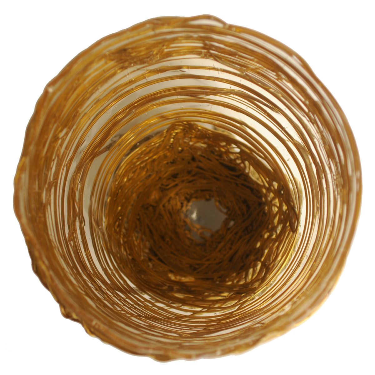 Vase Spaghetti - Clear And Gold par Gaetano Pesce - Fish Design-S-The Woods Gallery