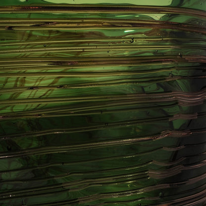Vase Spaghetti - Clear Bottle Green, Antique Pink par Gaetano Pesce - Fish Design-S-The Woods Gallery