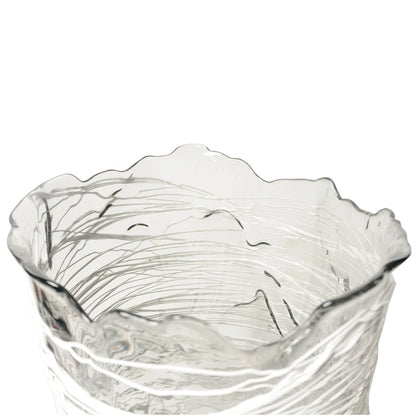 Vase Spaghetti - Clear , White par Gaetano Pesce - Fish Design-S-The Woods Gallery