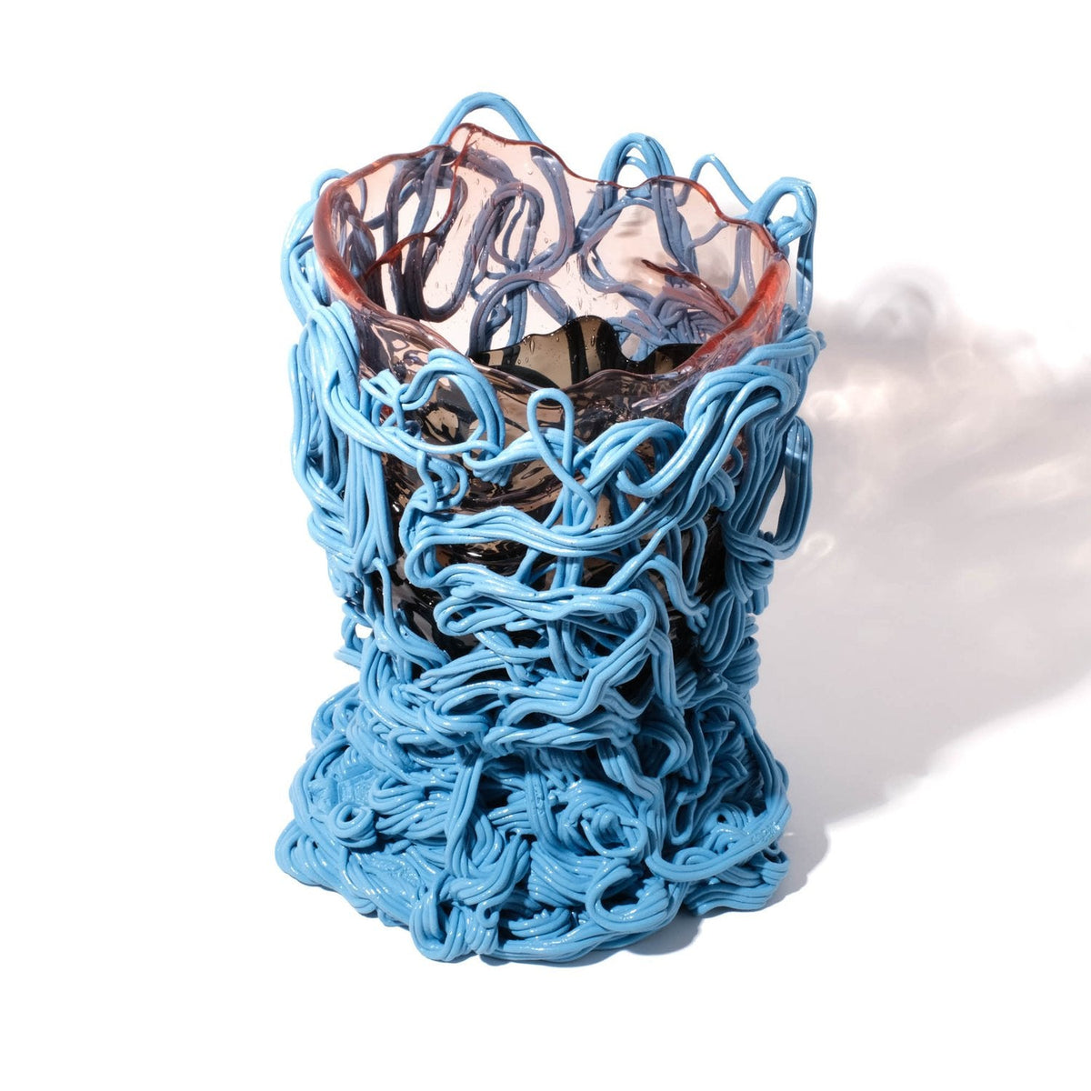 Vase Spaghetti - Extra Colour - Light Ruby, Fumè, Light Blue par Gaetano Pesce - Fish Design-S-The Woods Gallery