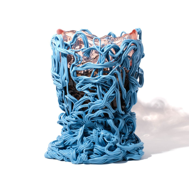 Vase Spaghetti - Extra Colour - Light Ruby, Fumè, Light Blue par Gaetano Pesce - Fish Design-S-The Woods Gallery