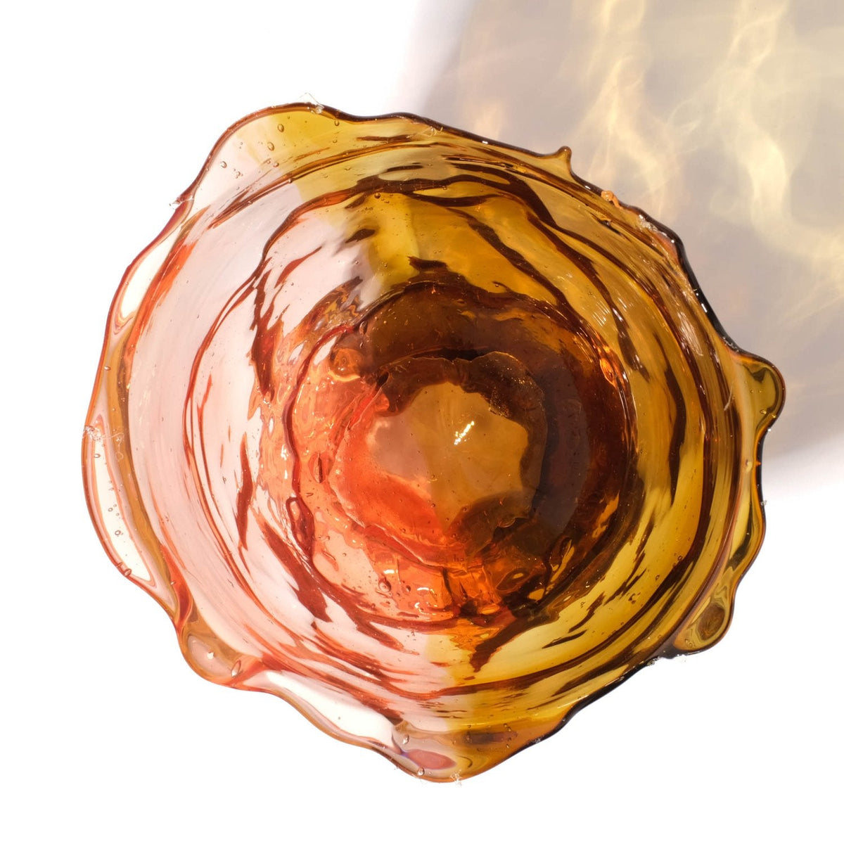 Vase Twins C - Clear Amber And Clear Light Ruby par Gaetano Pesce - Fish Design-S-The Woods Gallery