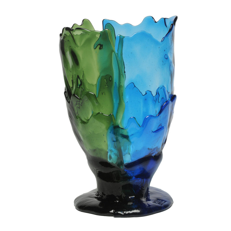 Vase Twins C - Clear Green, Blue par Gaetano Pesce - Fish Design-S-The Woods Gallery