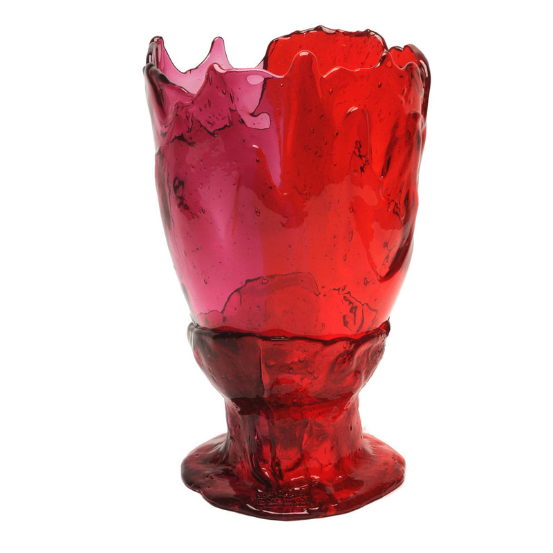 Vase Twins C - Clear Red And Clear Fuchsia par Gaetano Pesce - Fish Design-S-The Woods Gallery
