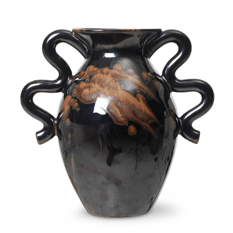 Vase de table Verso de Trine Andersen - Ferm Living-Noir-The Woods Gallery