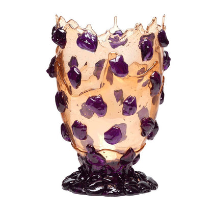Vase en résine Nugget Clear Ruby/Purple M de Gaetano Pesce - Fish Design-The Woods Gallery