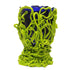 Vase en résine Spaghetti Clear Blue And Matt Lime S de Gaetano Pesce - Fish Design-The Woods Gallery