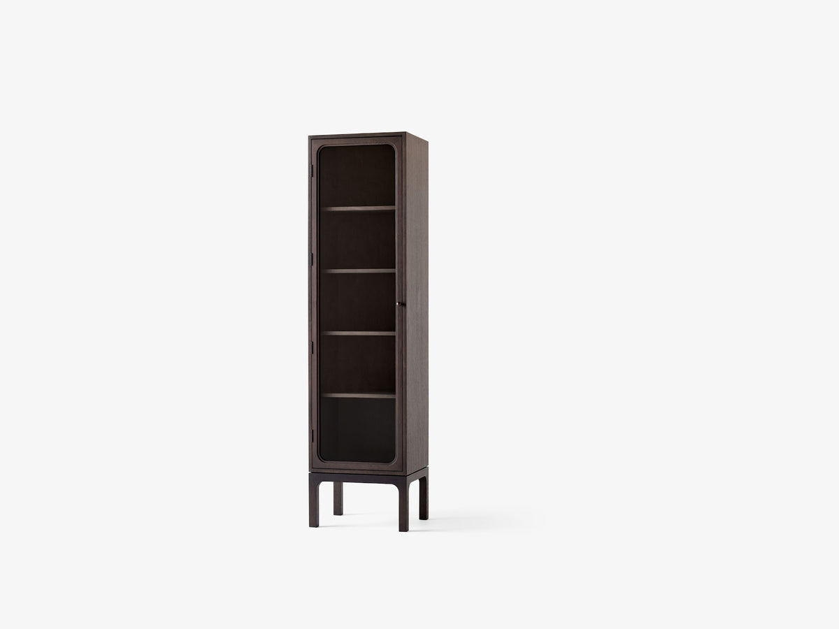 Vitrine Trace SC87 de Space Copenhagen - &amp;Tradition-Chêne teinté foncé-The Woods Gallery