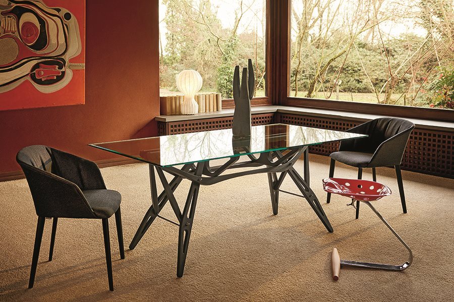 Table Reale 2320 de Carlo Mollino - Zanotta, vue 5