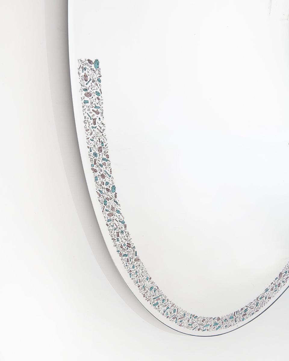 Miroir Sosia 8858 de Ugo La Pietra - Zanotta, vue 3