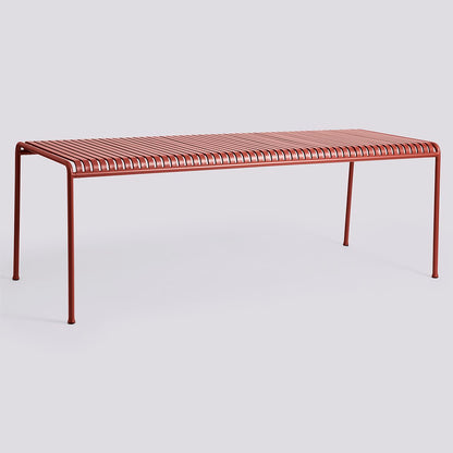 Table rectangulaire Palissade L 220 de Ronan et Erwan Bouroullec - Hay-Rouge fer-The Woods Gallery