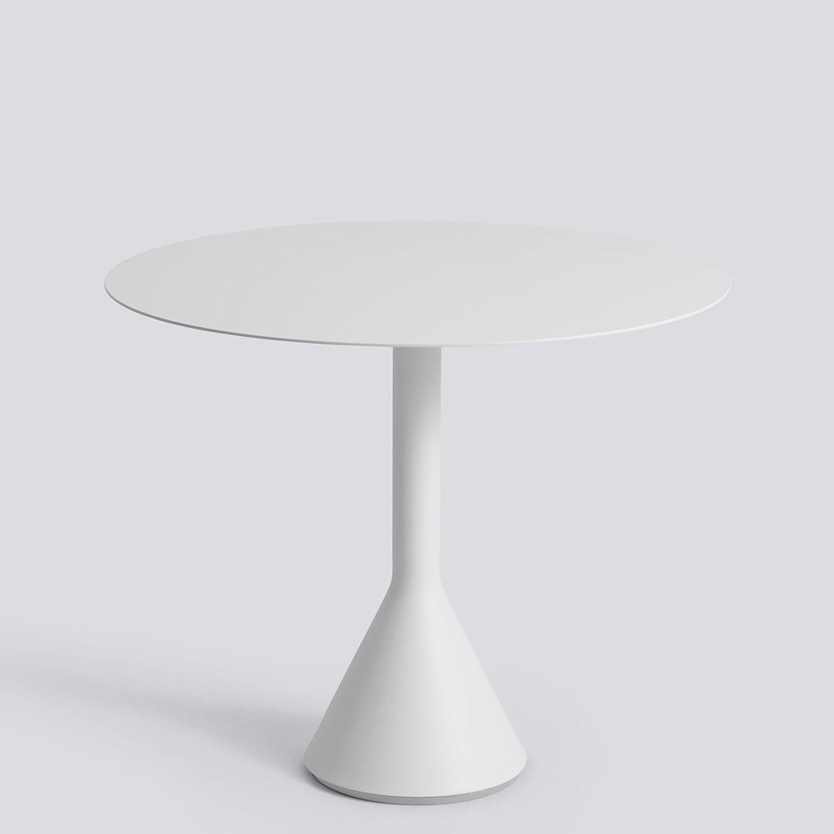 Table conique Palissade ronde Ø 90 cm - Hay-Gris ciel-The Woods Gallery
