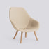Fauteuil lounge About A Lounge AAL 92 de Hee Welling - Hay