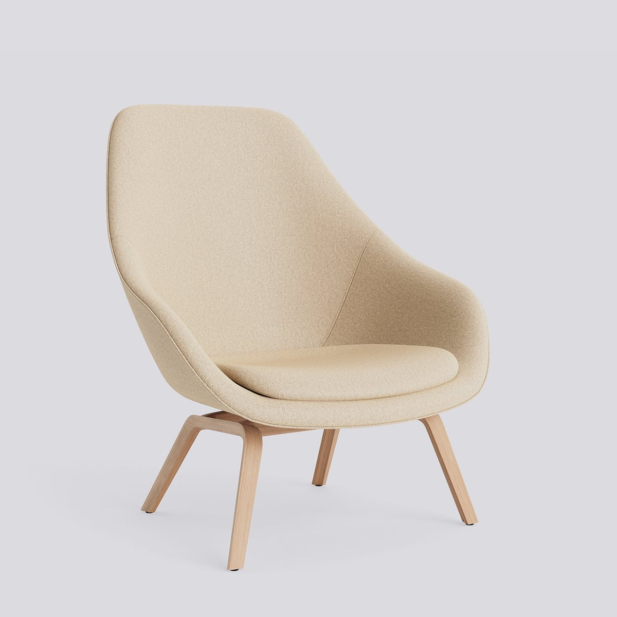 Fauteuil lounge About A Lounge AAL 93 de Hee Welling - Hay
