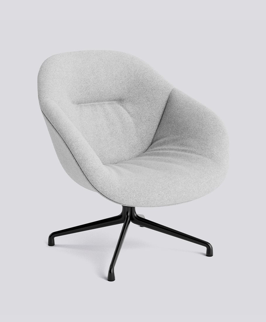 Fauteuil lounge About A Lounge AAL 81 Soft de Hee Welling - Hay