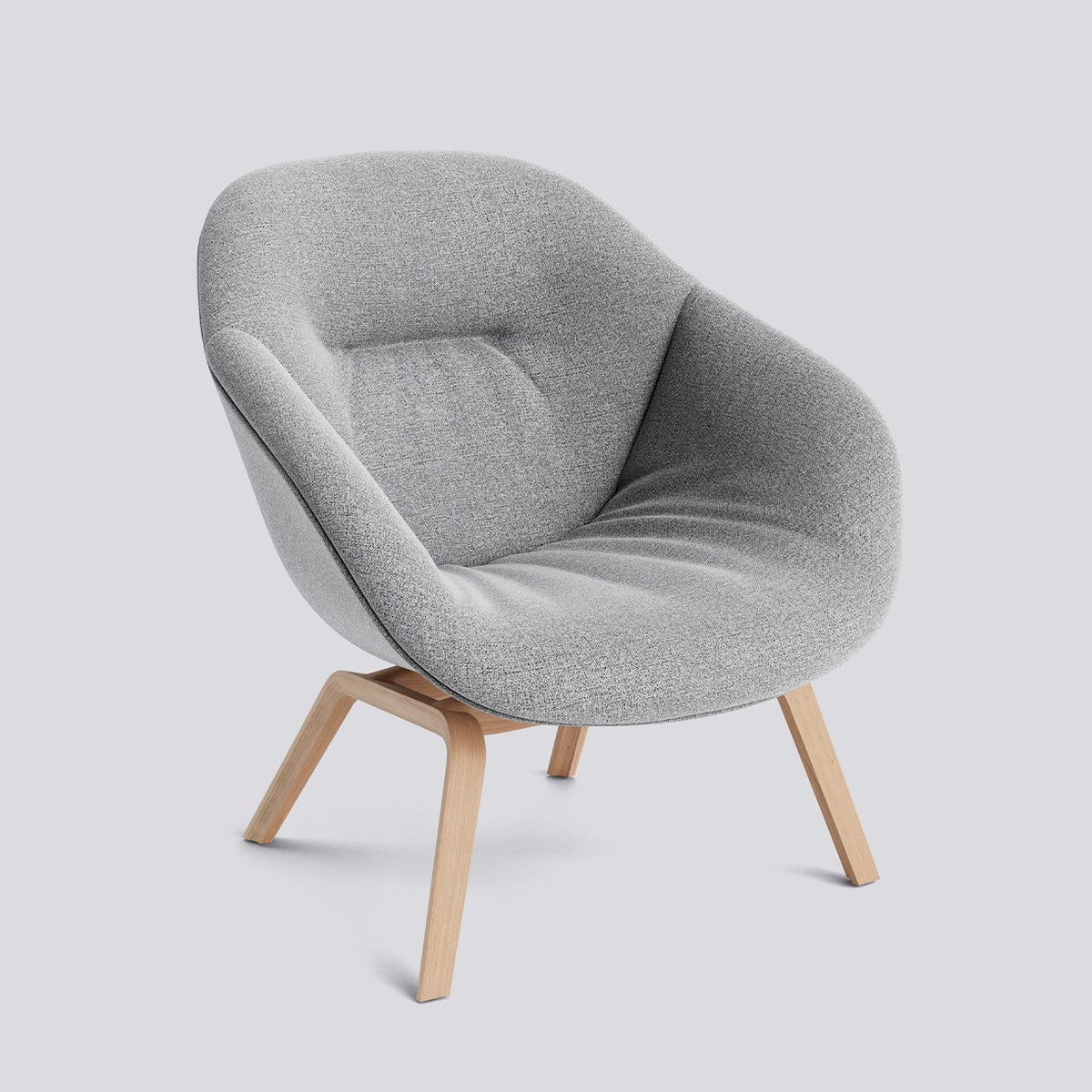Fauteuil lounge About A Lounge AAL 83 Soft de Hee Welling - Hay