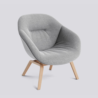 Fauteuil lounge About A Lounge AAL 83 Soft de Hee Welling - Hay