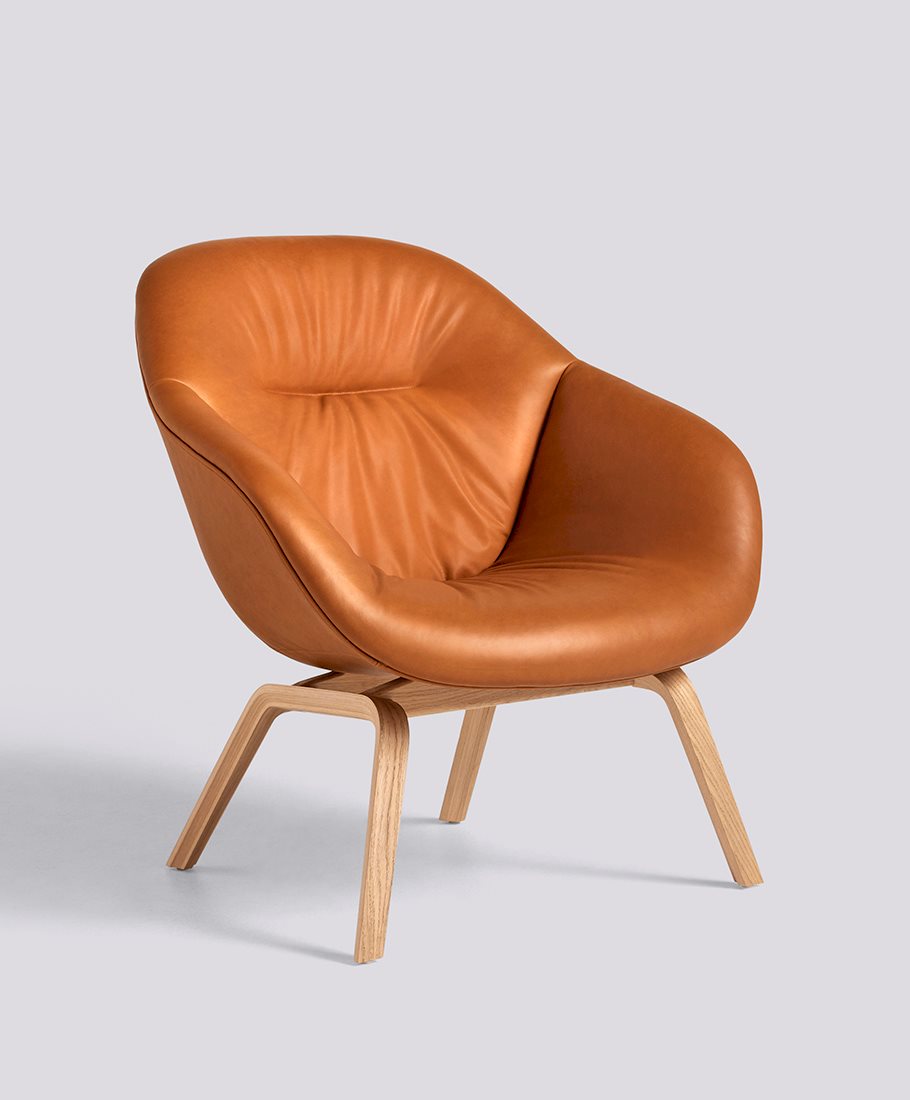 Fauteuil lounge About A Lounge AAL 83 Soft de Hee Welling - Hay