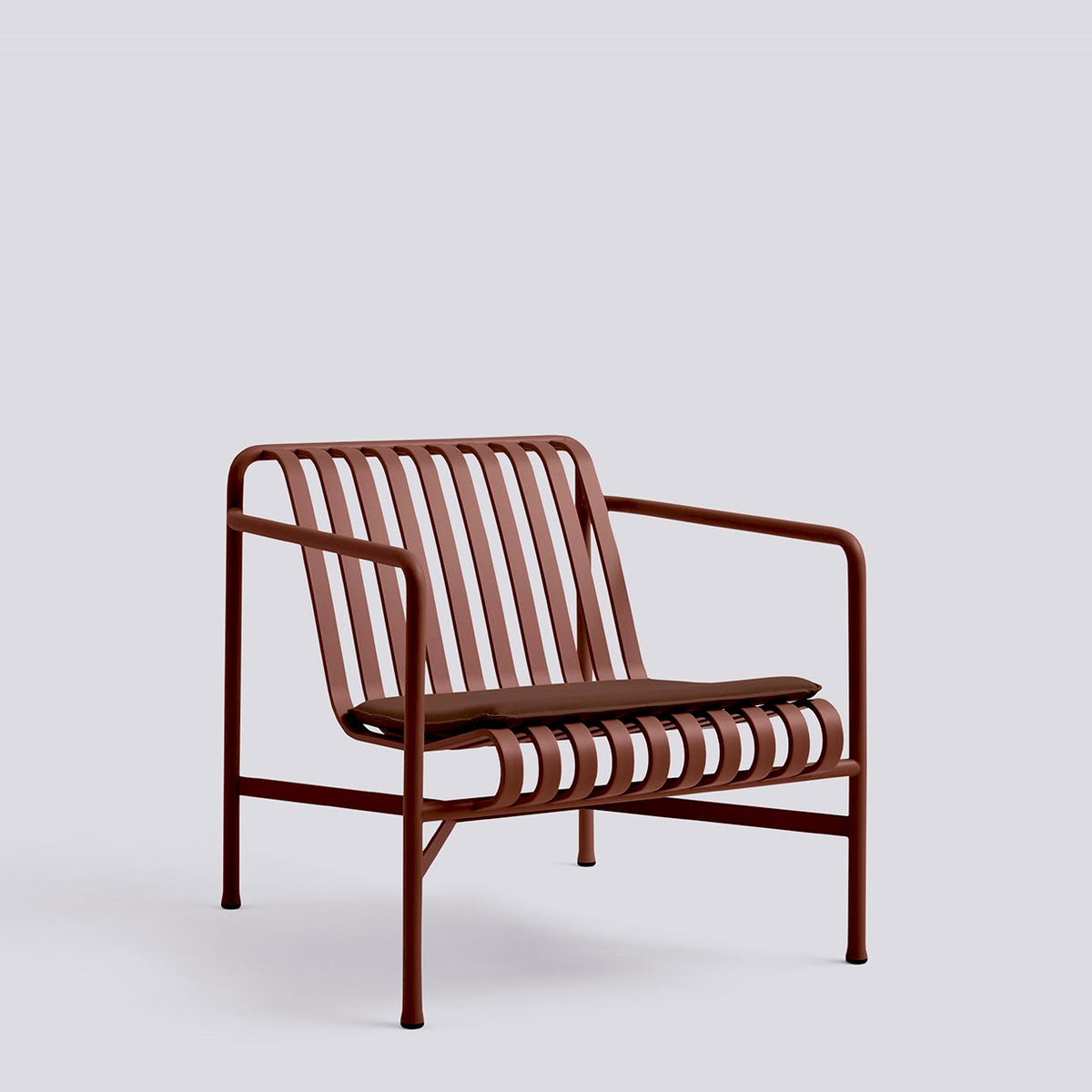 Galette pour fauteuil lounge haut et bas Palissade - Hay-Rouge fer-The Woods Gallery