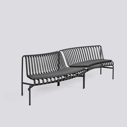 Galettes pour banc Palissade Park Dining in/out, lot de 2 - Hay-Anthracite-The Woods Gallery