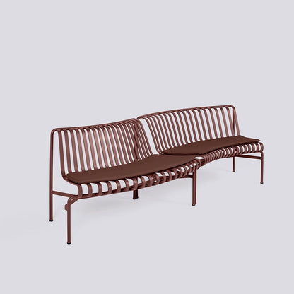 Galettes pour banc Palissade Park Dining in/out, lot de 2 - Hay-Rouge fer-The Woods Gallery